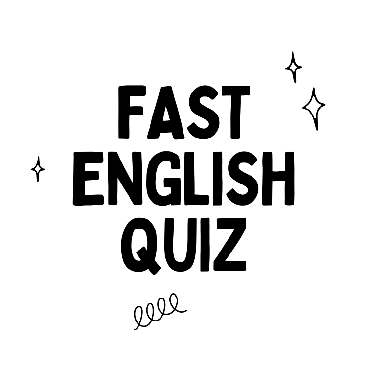 Fast English Quiz Logo